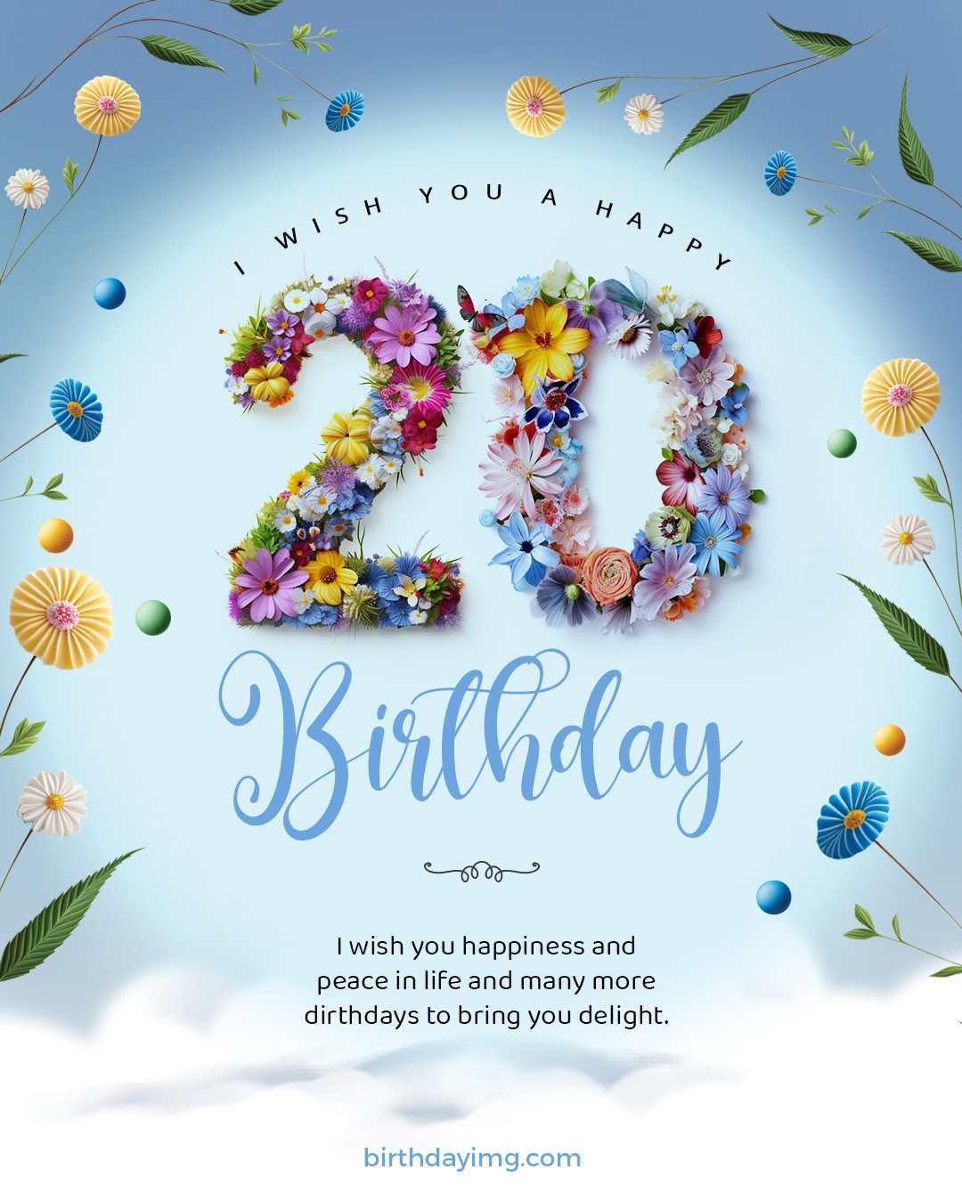 Free 20th Years Free Happy Birthday Wishes Birthdayimg