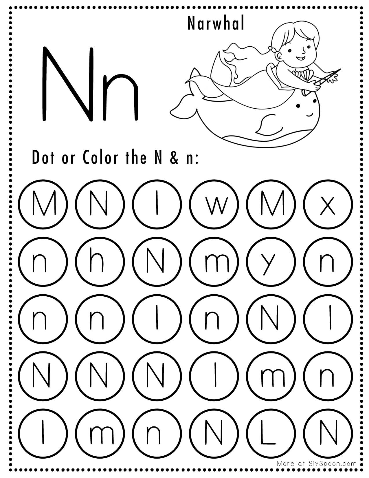 do a dot worksheets