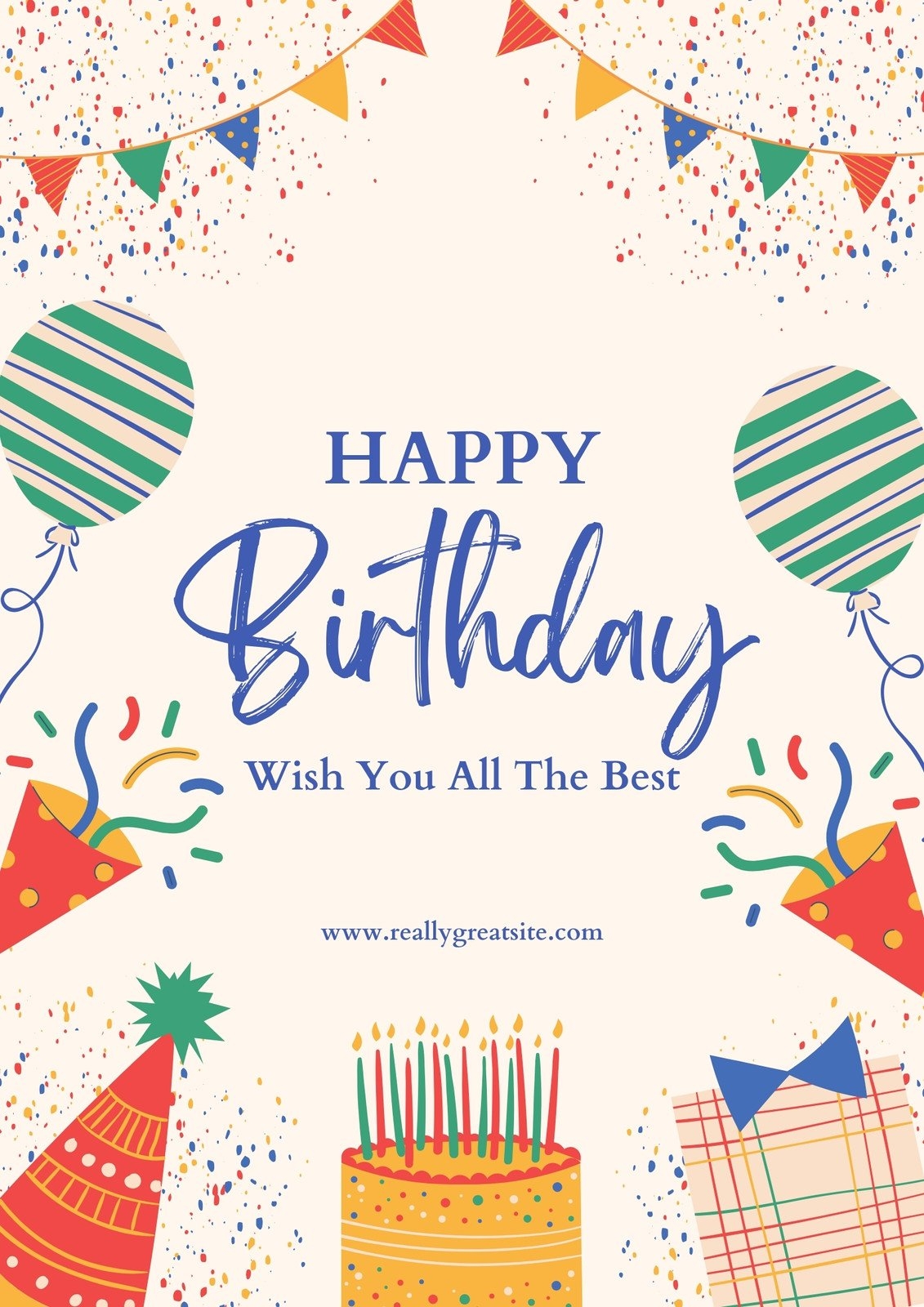 Free And Customizable Birthday Templates Canva