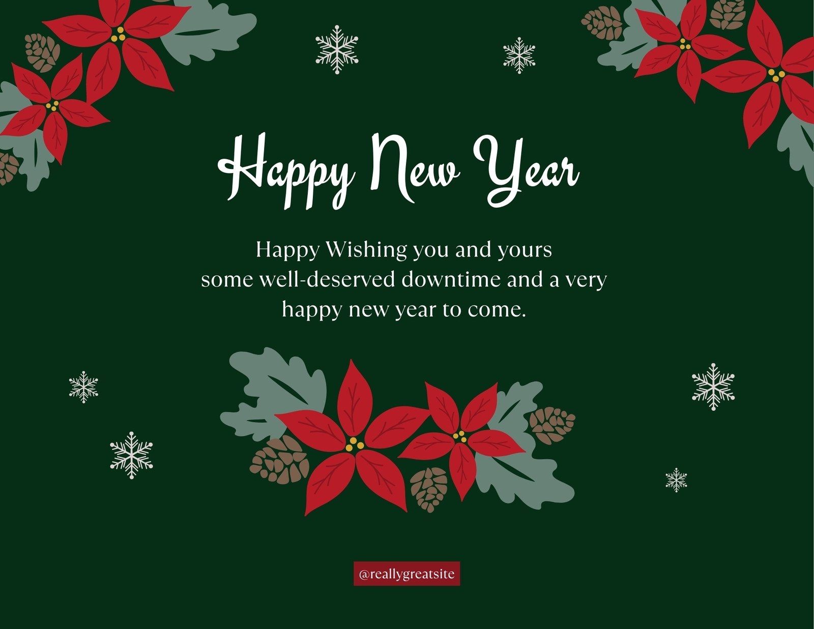 Free And Customizable New Year Wishes Templates