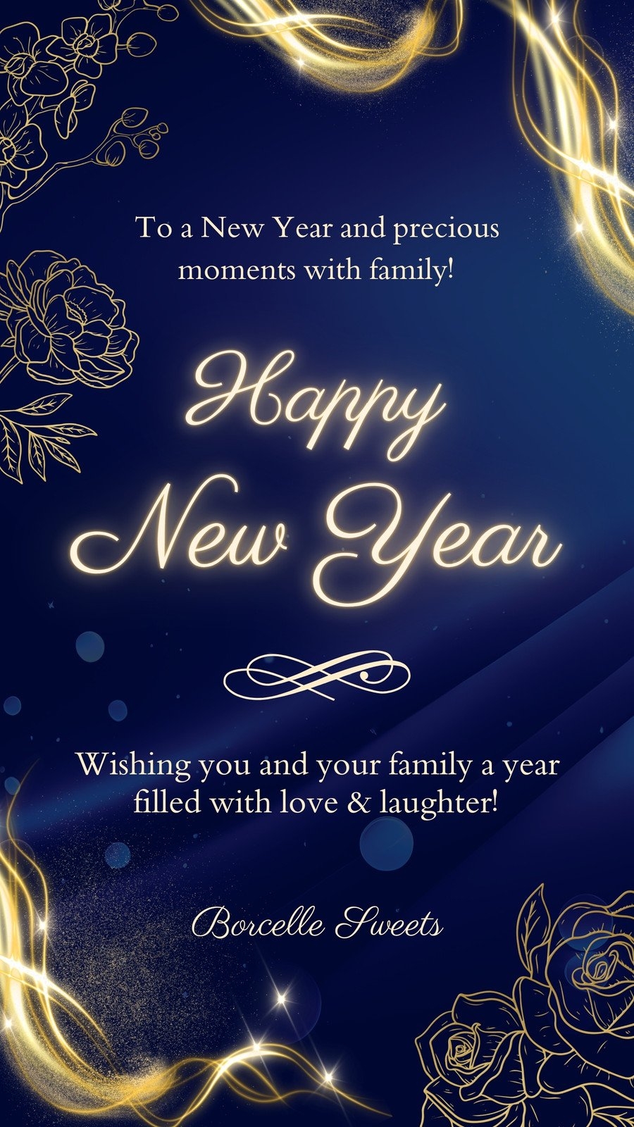 Free And Customizable New Year Wishes Templates