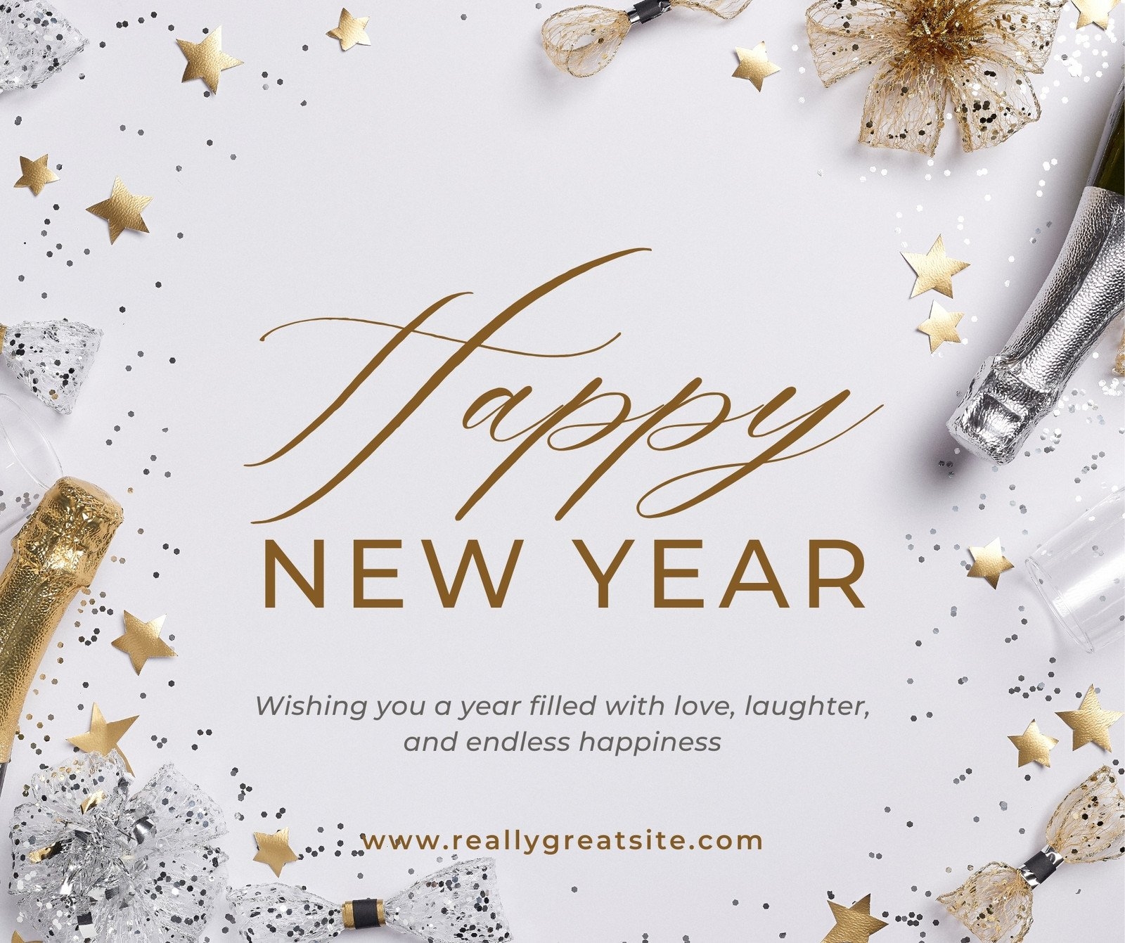 Free And Customizable New Year Wishes Templates