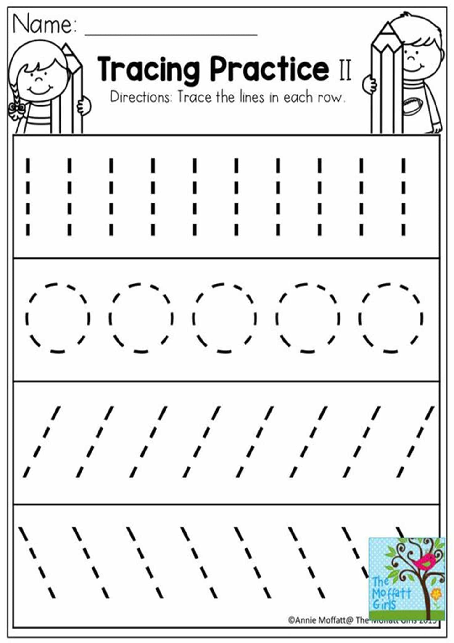 Free Line Tracing Worksheets