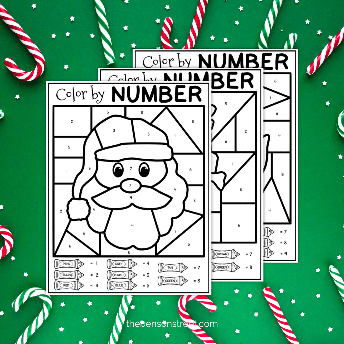 color pages by number
