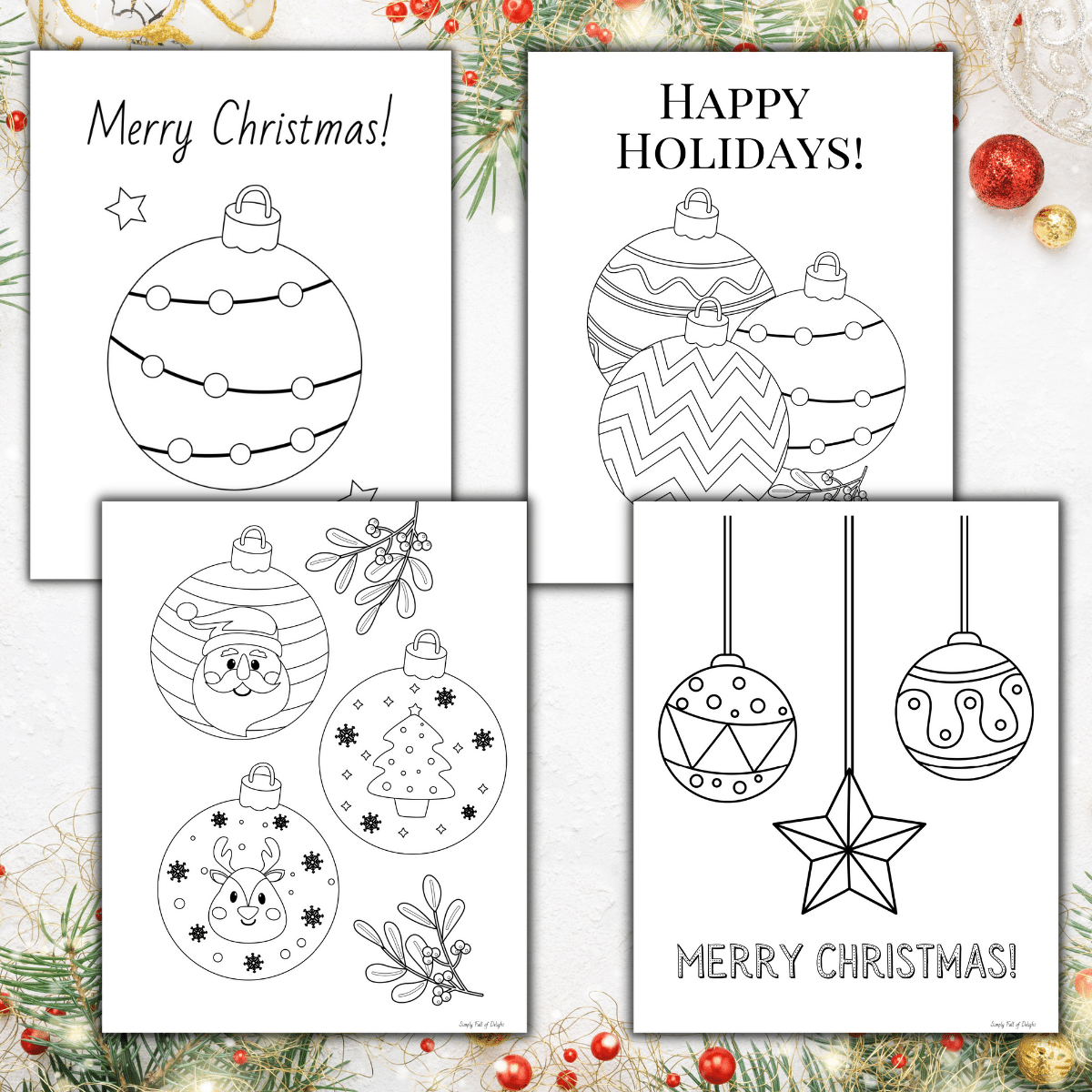christmas ornament coloring page christmas ornament coloring page
