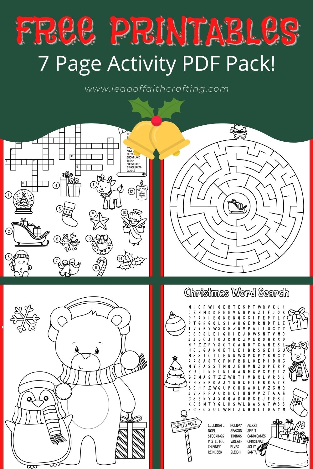 FREE Christmas Worksheets Coloring Sheets Word Search amp More Worksheets Library