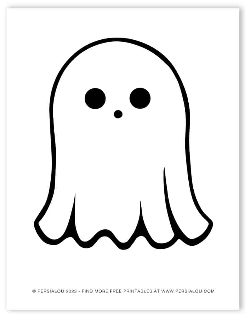 Coloring Page Of A Ghost
