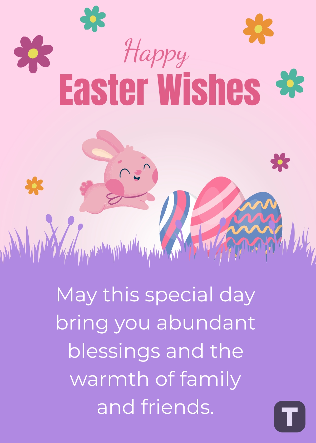 Free Easter Wishes 2025 Templates To Edit Online