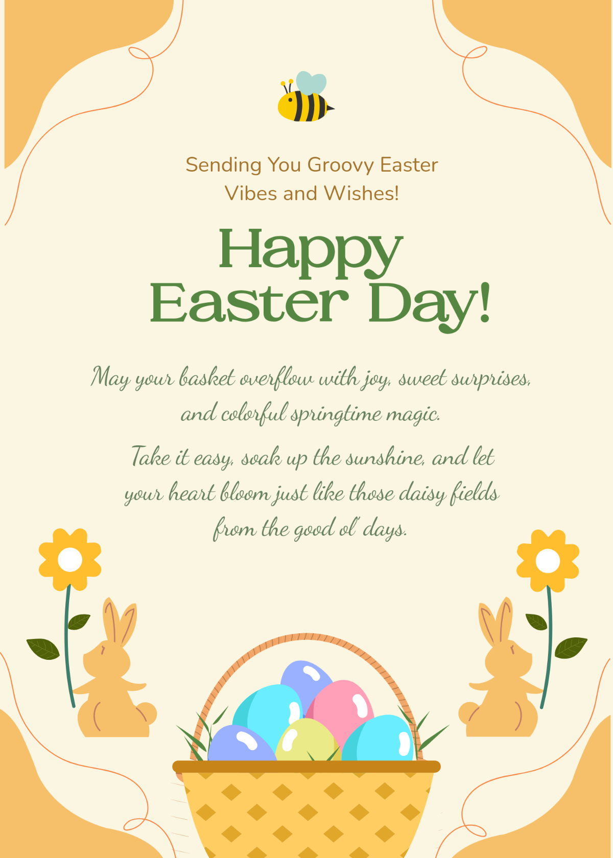 Free Easter Wishes 2025 Templates To Edit Online