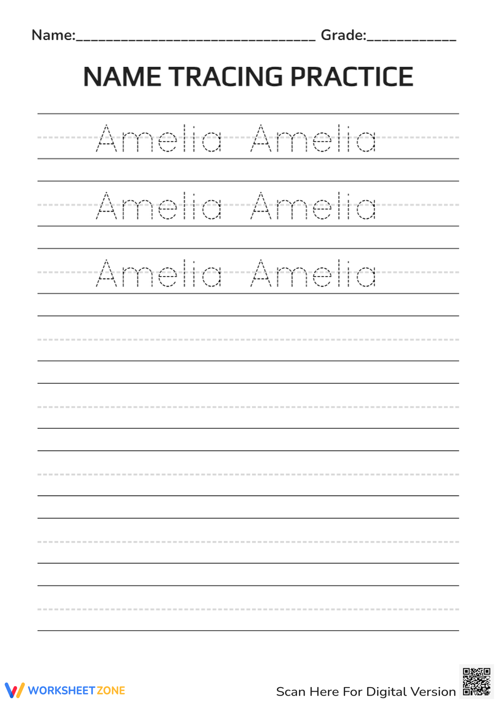 Free Editable And Printable Name Tracing Worksheets Worksheets Library
