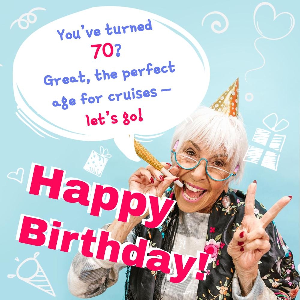 happy 70th birthday wishes funny