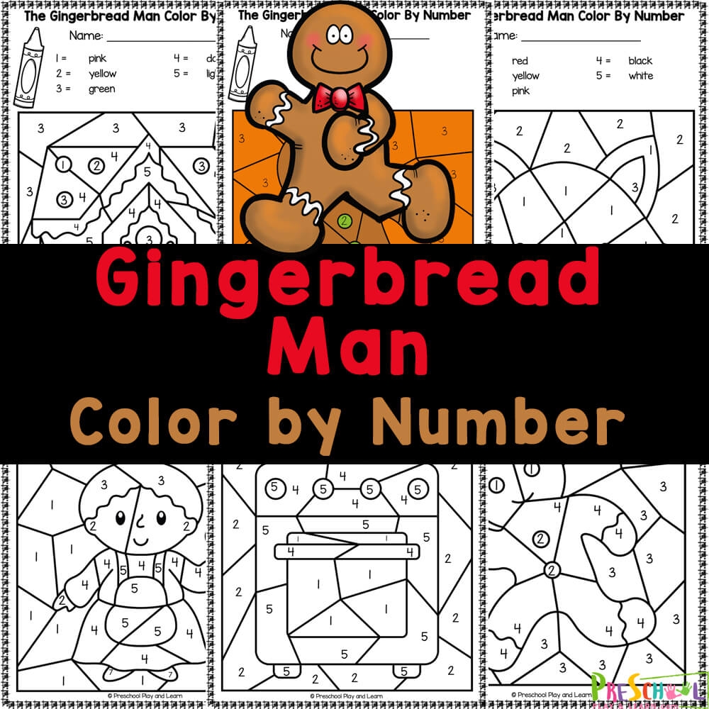 Free Printable Gingerbread Man Worksheets