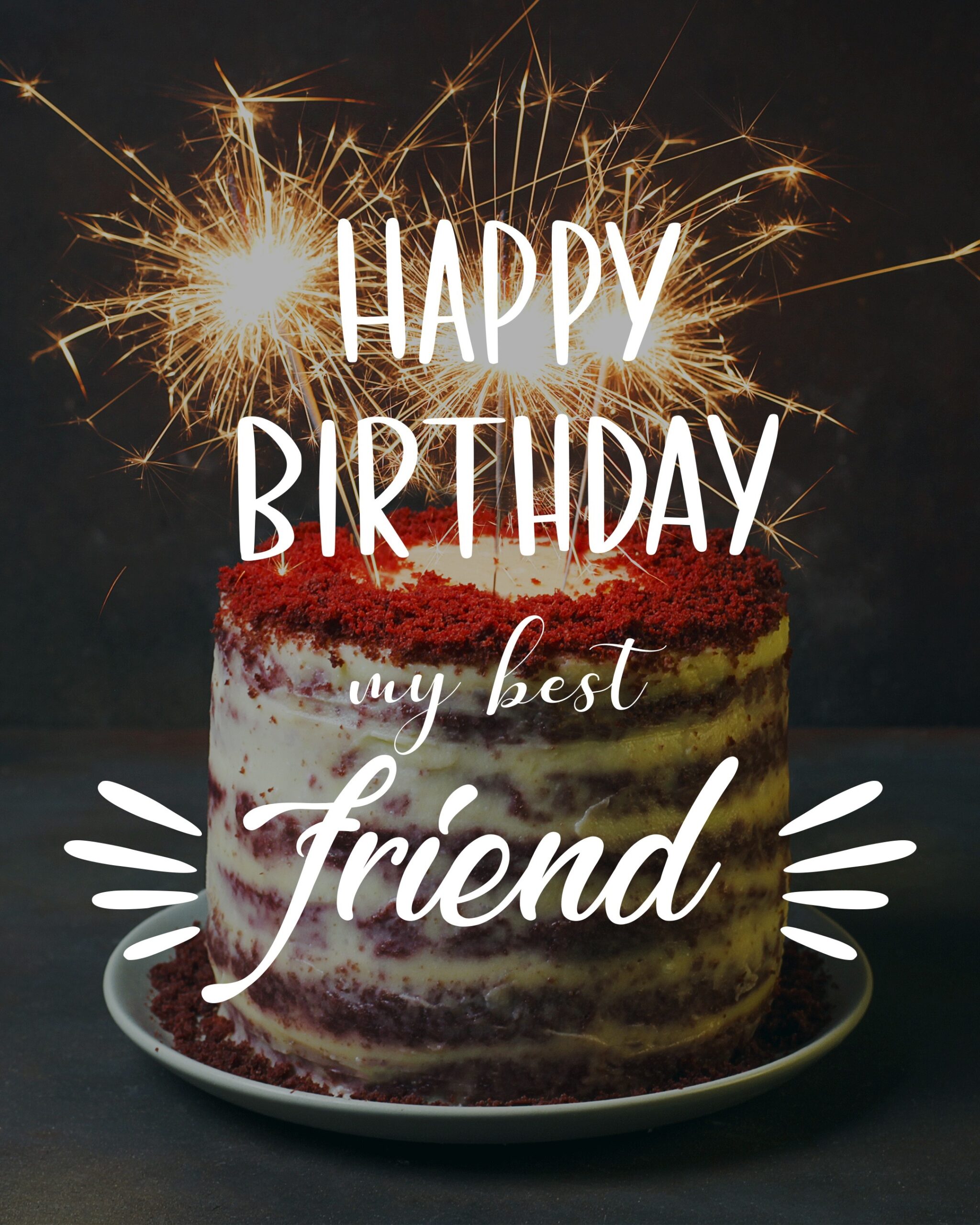 birthday wishes with a cake