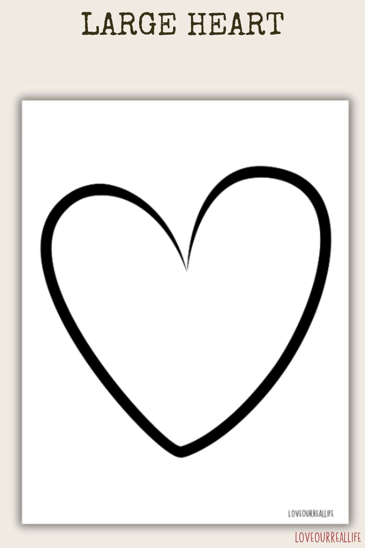 heart shape coloring pages