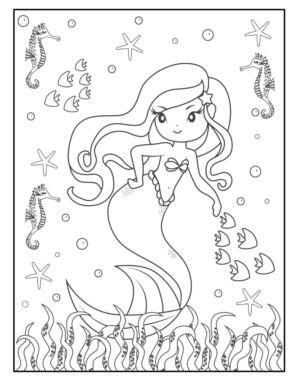 free coloring pages mermaids free coloring pages mermaids