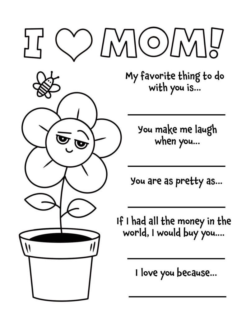 mothers day coloring pages free mothers day coloring pages free