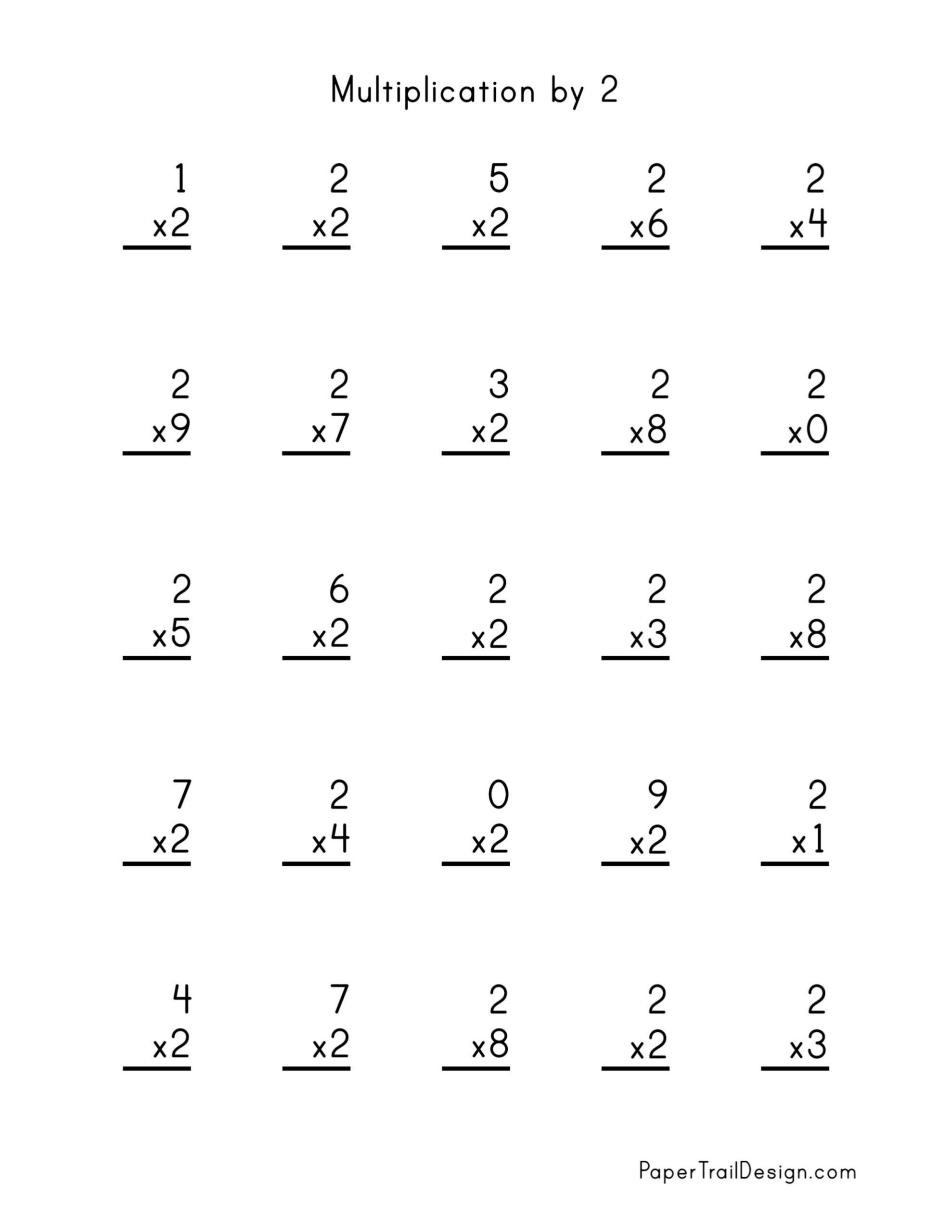 Multiplication Worksheets 0 12 Printable
