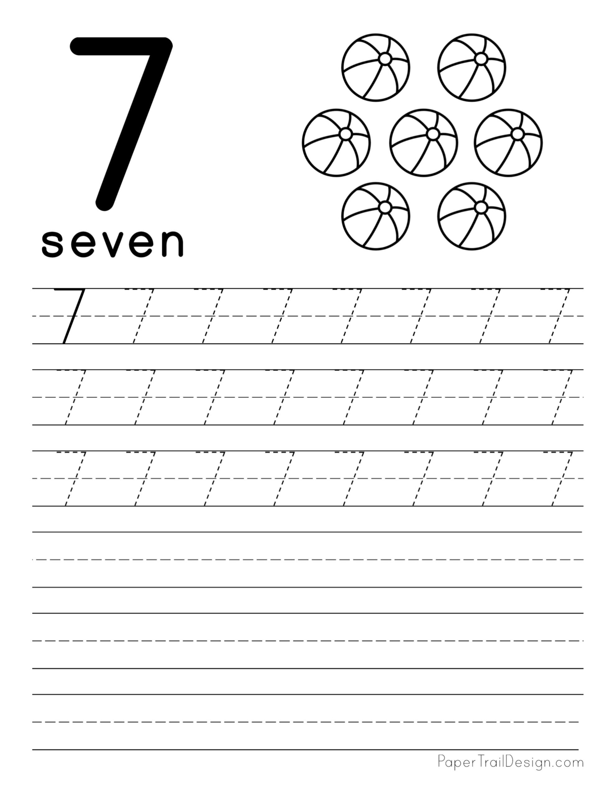 Free Number Tracing Worksheets Paper Trail Design Worksheets Library