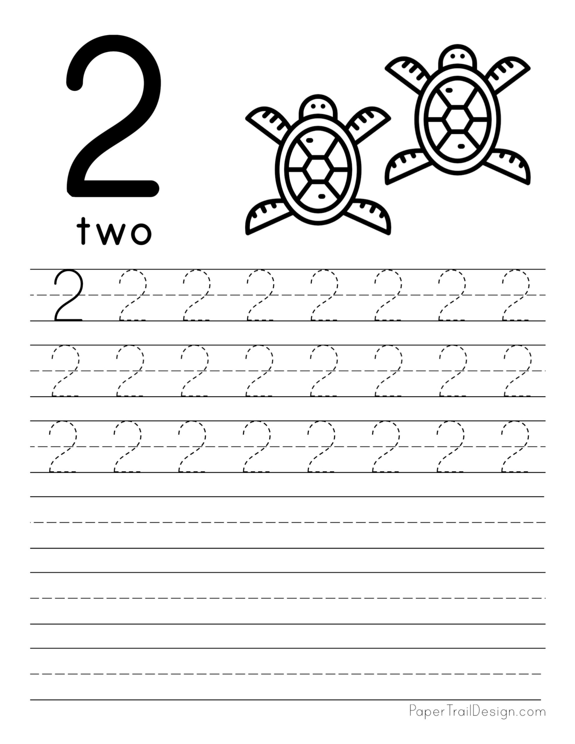 Free Number Tracing Worksheets Paper Trail Design Worksheets Library