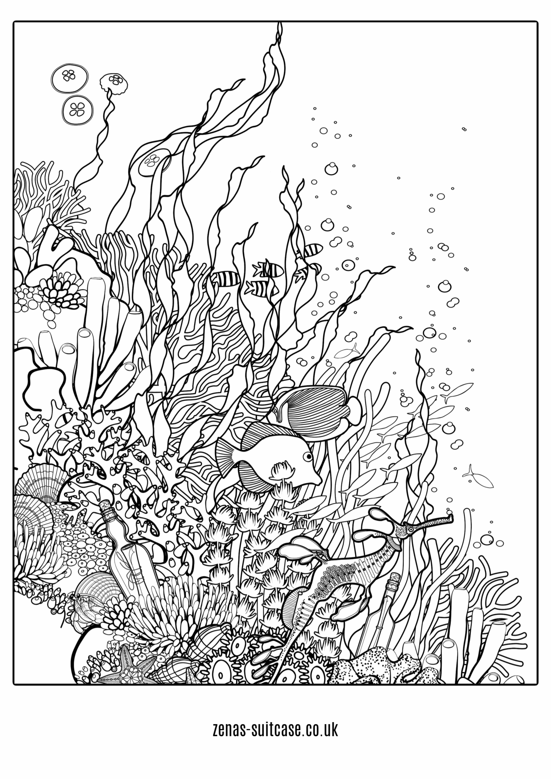 FREE Ocean amp Under The Sea Colouring Pages Worksheets Library