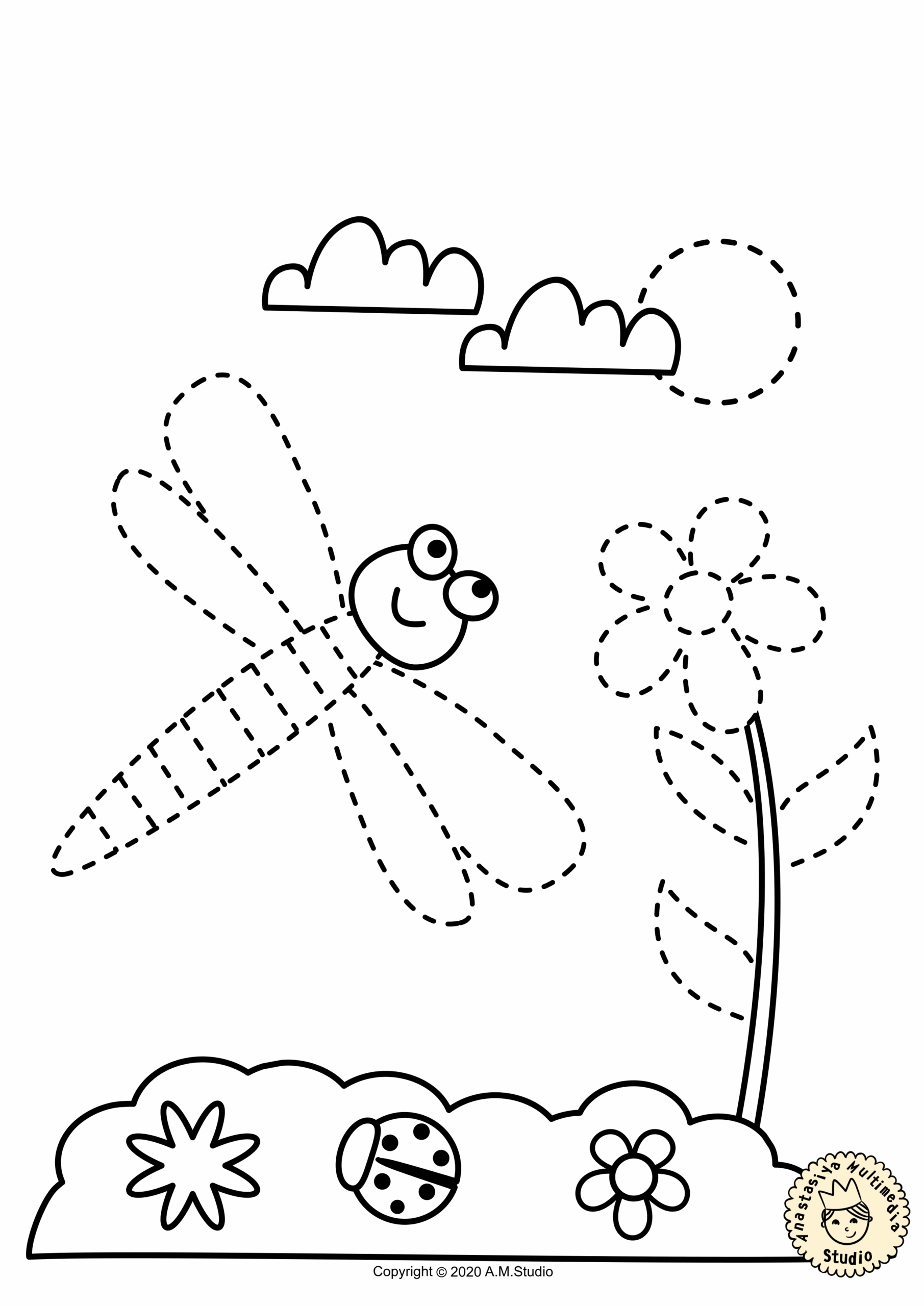 coloring and tracing worksheets