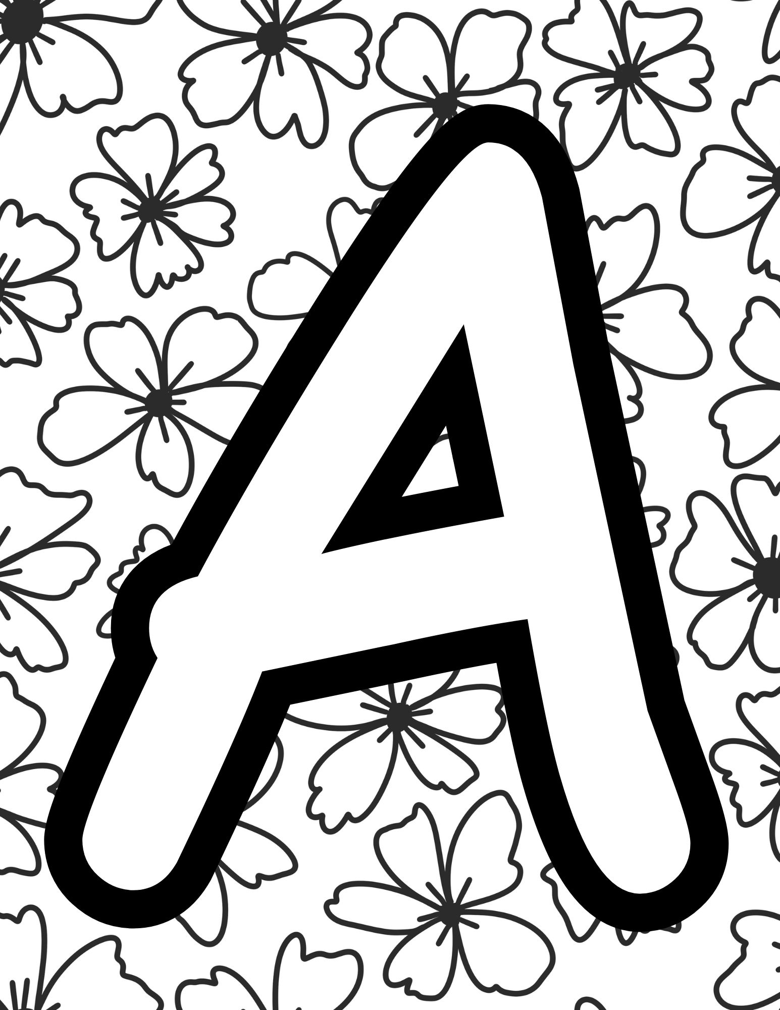 Free Printable ABC Coloring Pages Learn Alphabet Letters Skip Worksheets Library