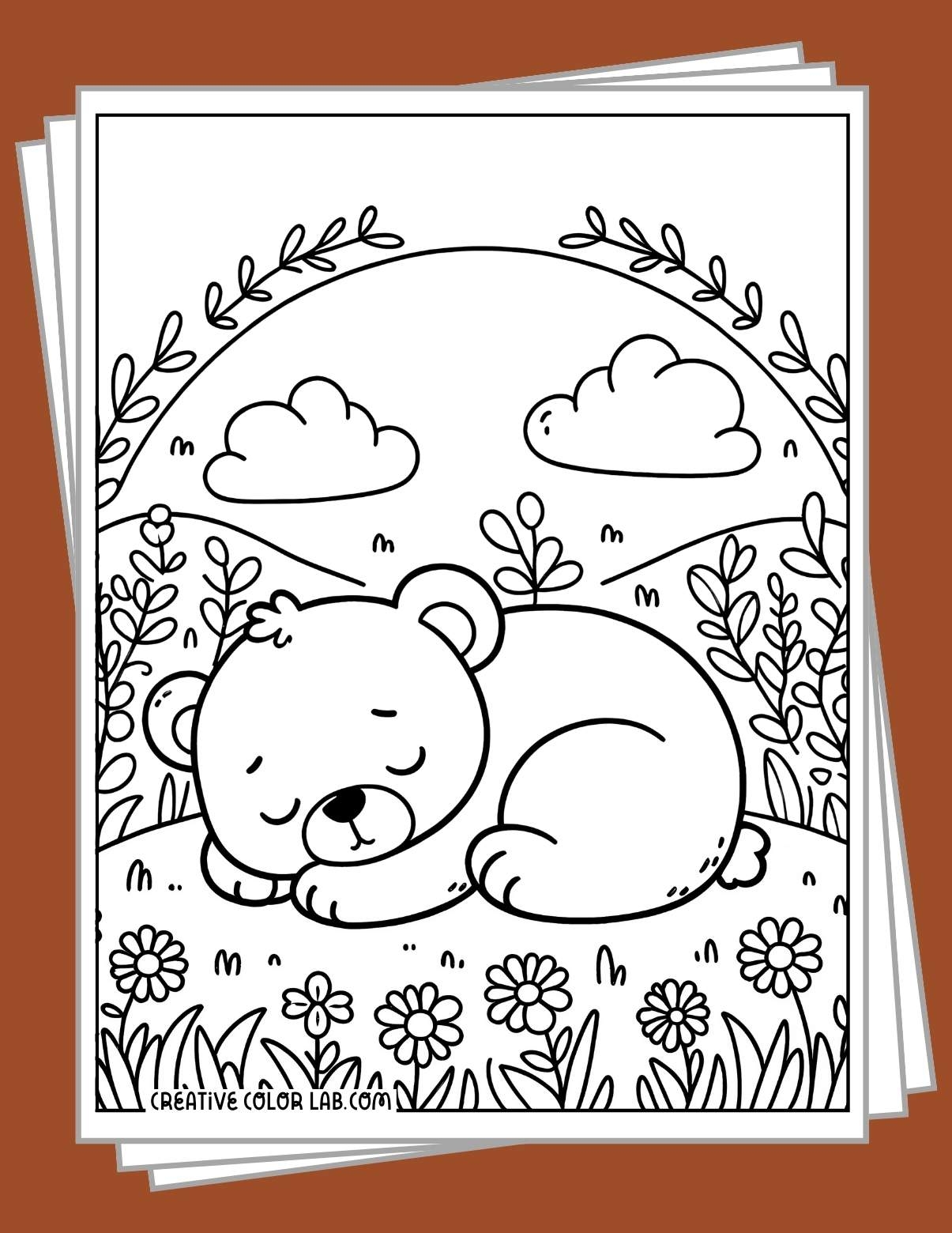 Free Printable Bear Coloring Pages Free Printable Bear Coloring Pages
