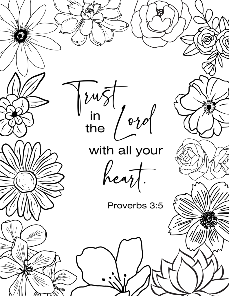 bible verse coloring sheets