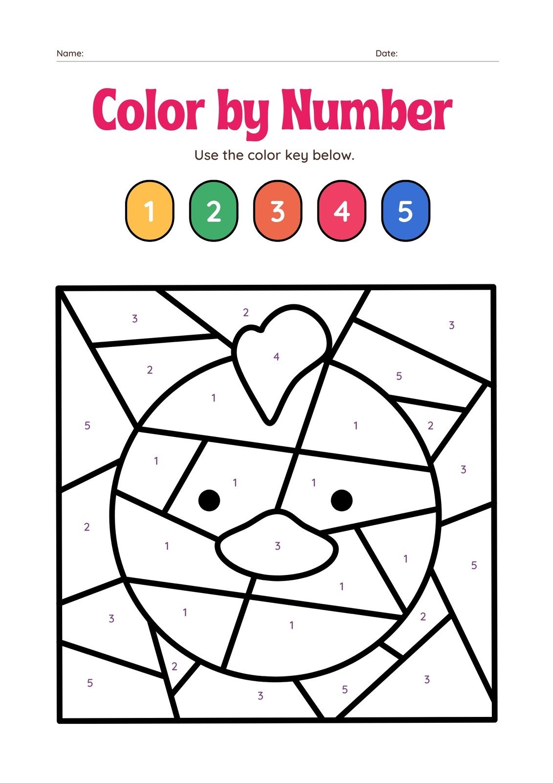 coloring worksheets for 1st graders