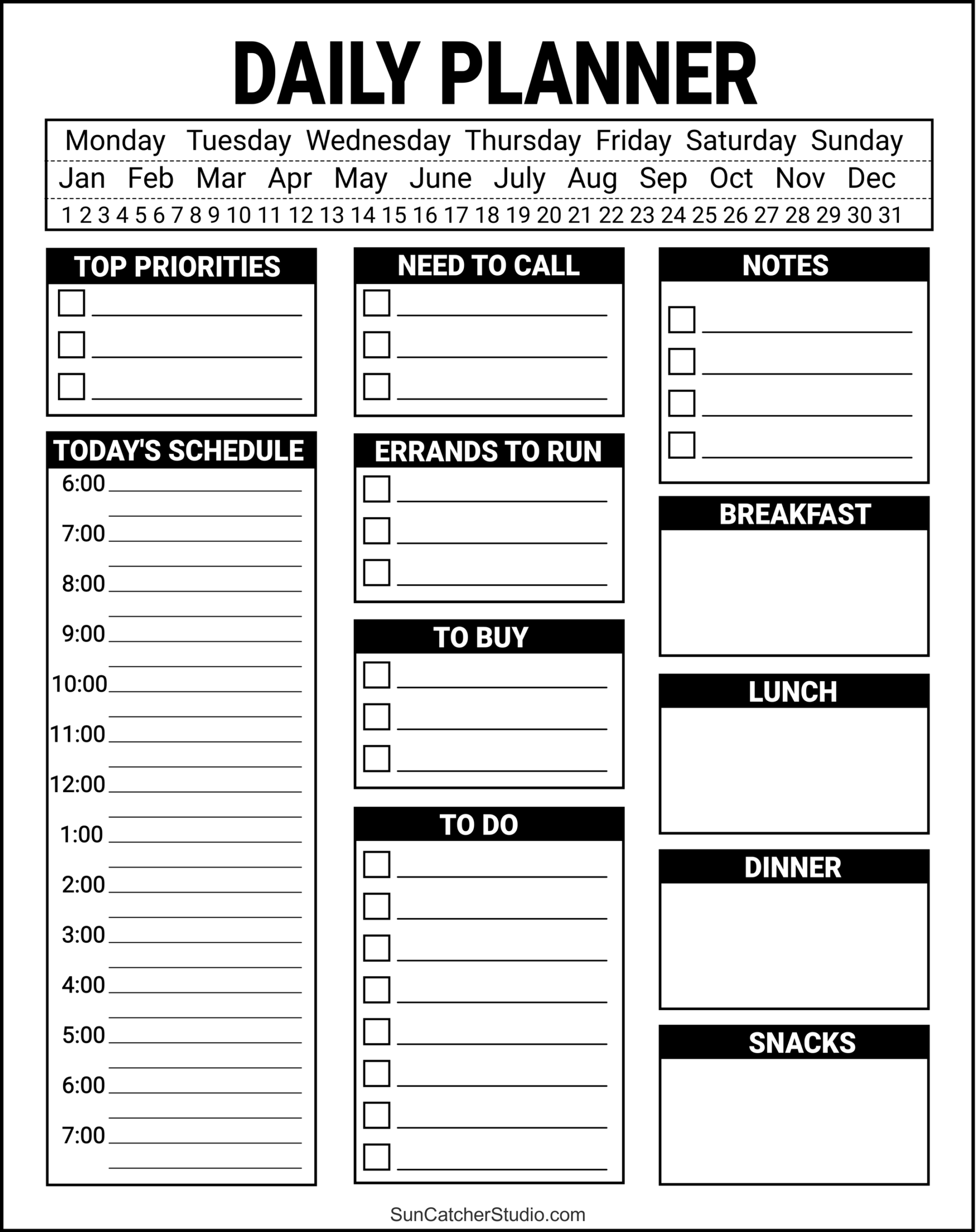 planner pdf free download