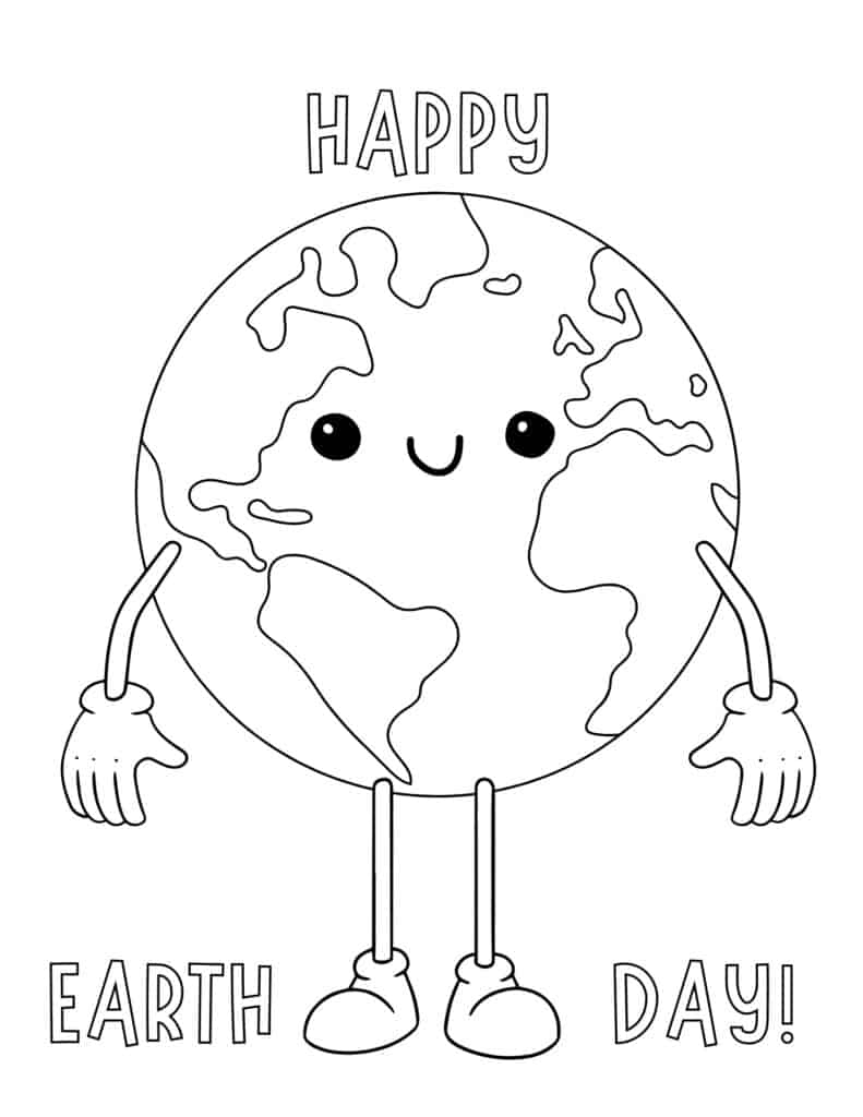 Free Printable Earth Day Coloring Pages For Kids Prudent Penny Worksheets Library