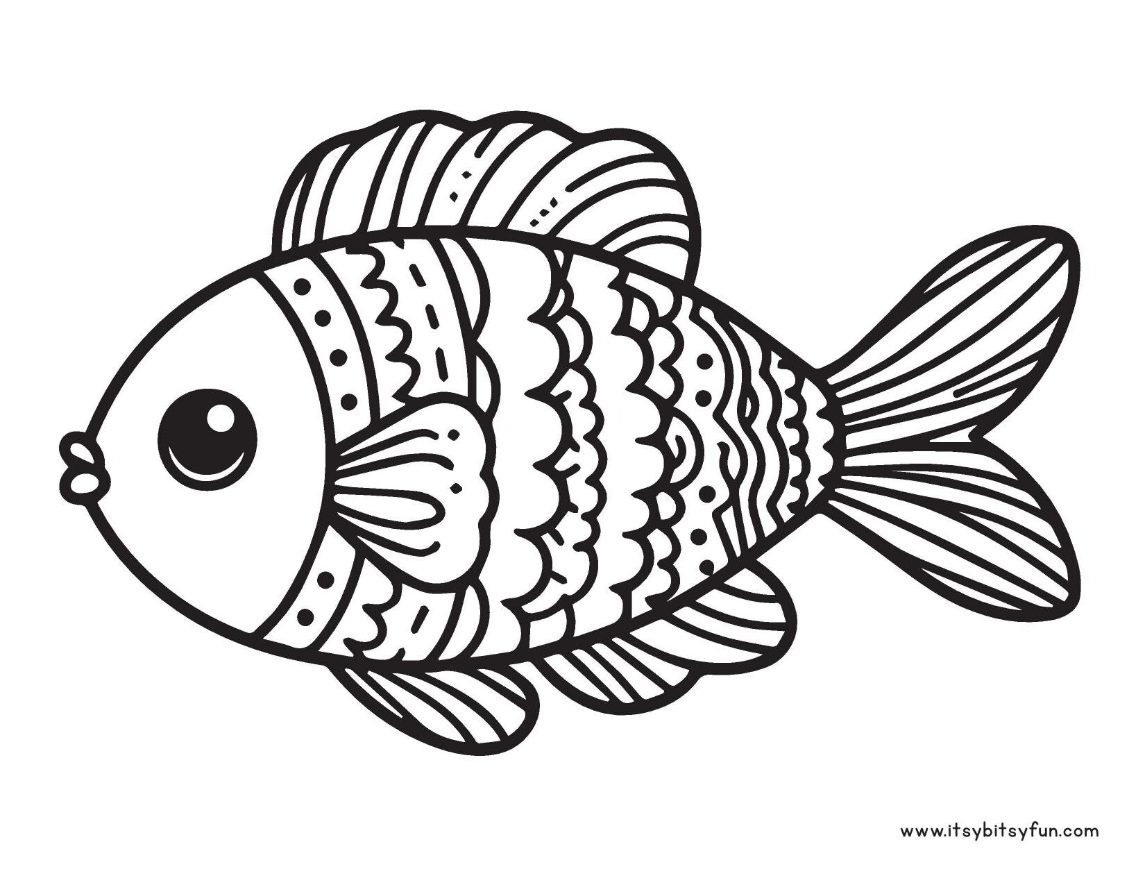 Fish For Coloring Pages