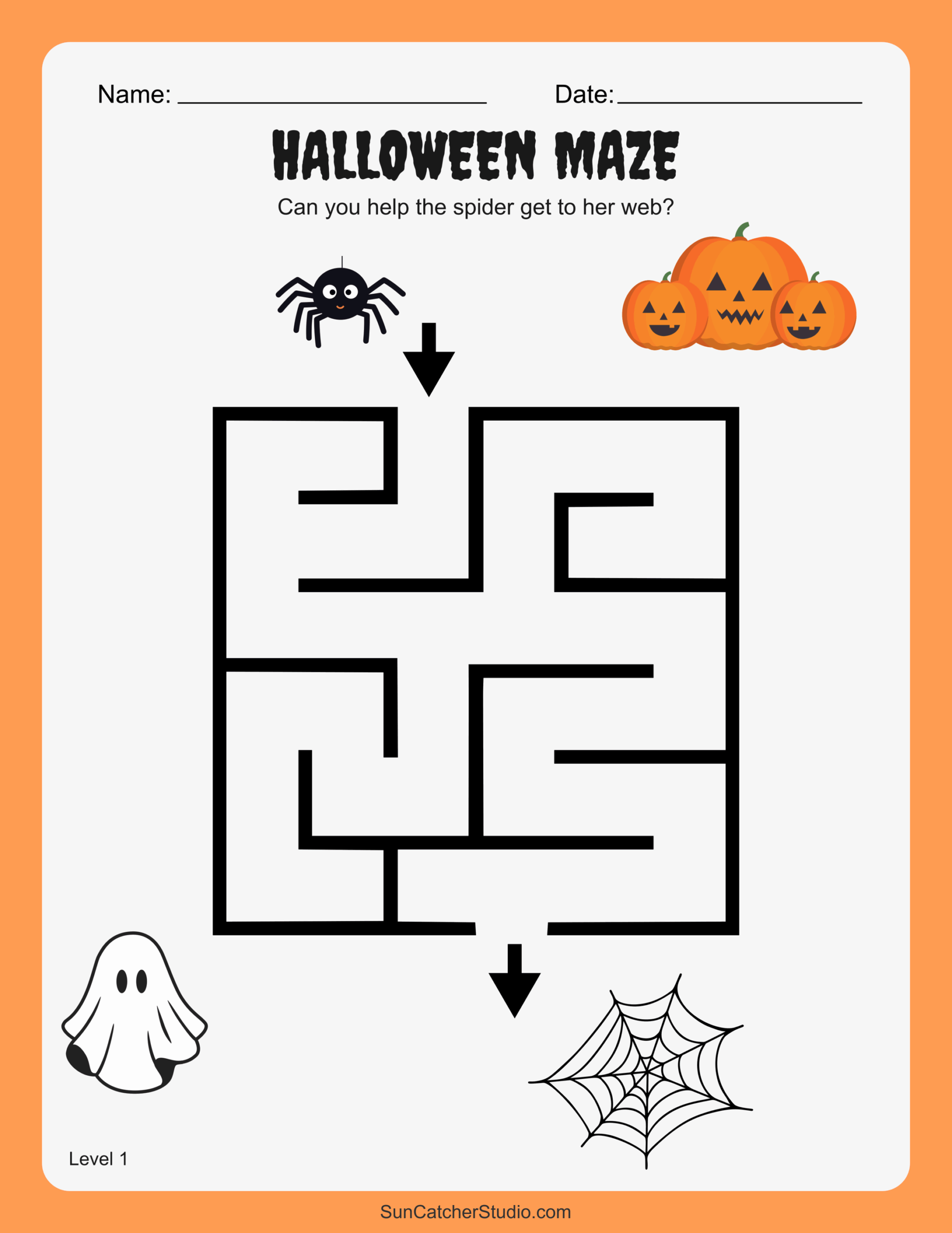 Free Printable Halloween Maze Worksheets And Puzzles Free Printables Monograms Design Tools Patterns DIY Projects