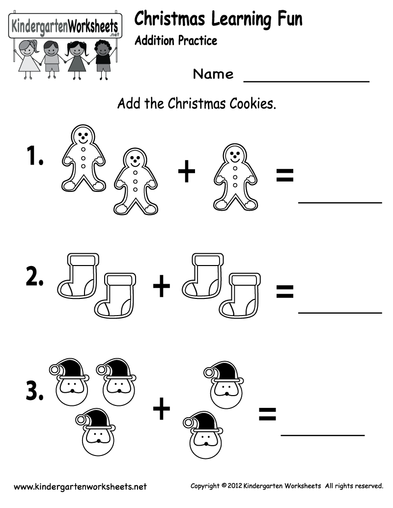 free printable holiday worksheets