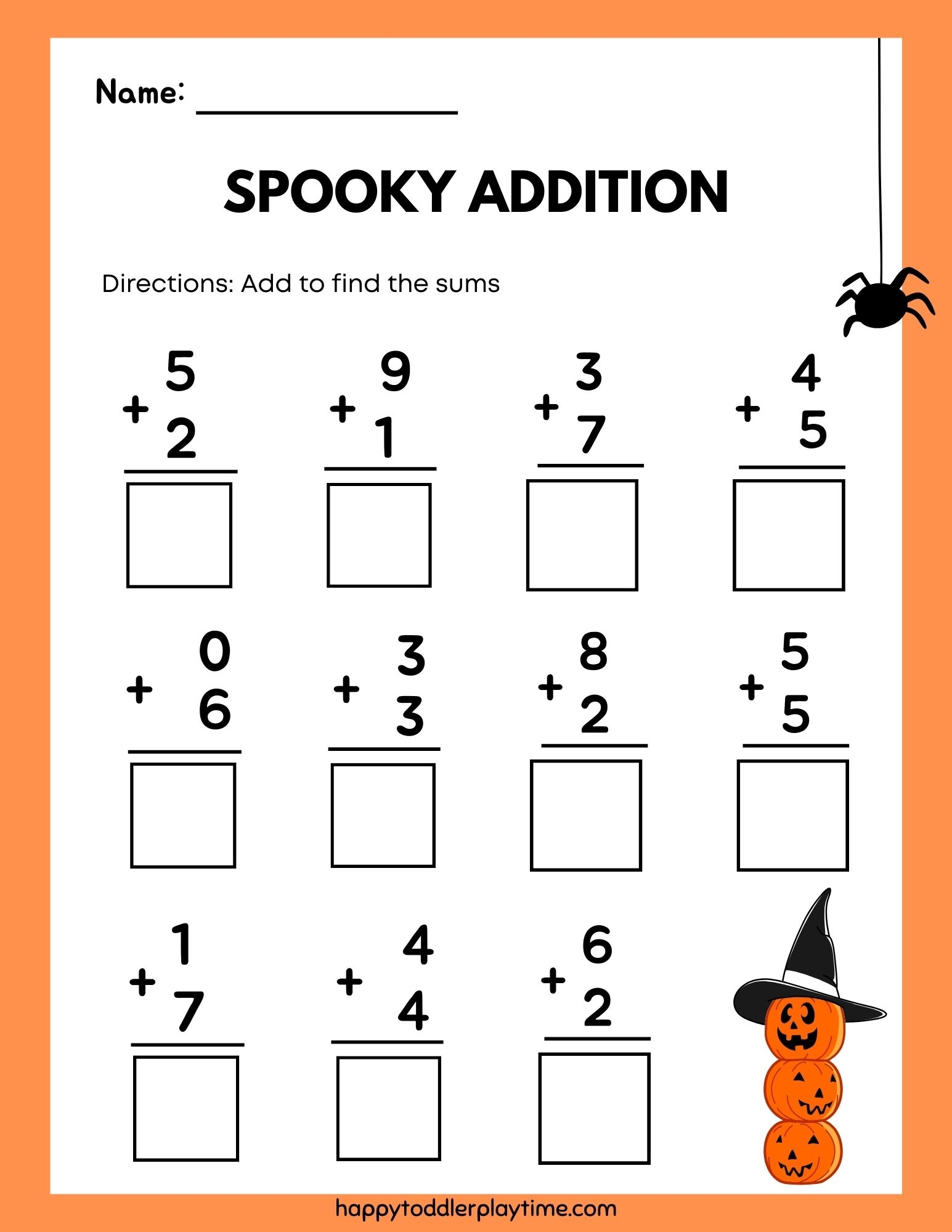 free number worksheets for preschoolers