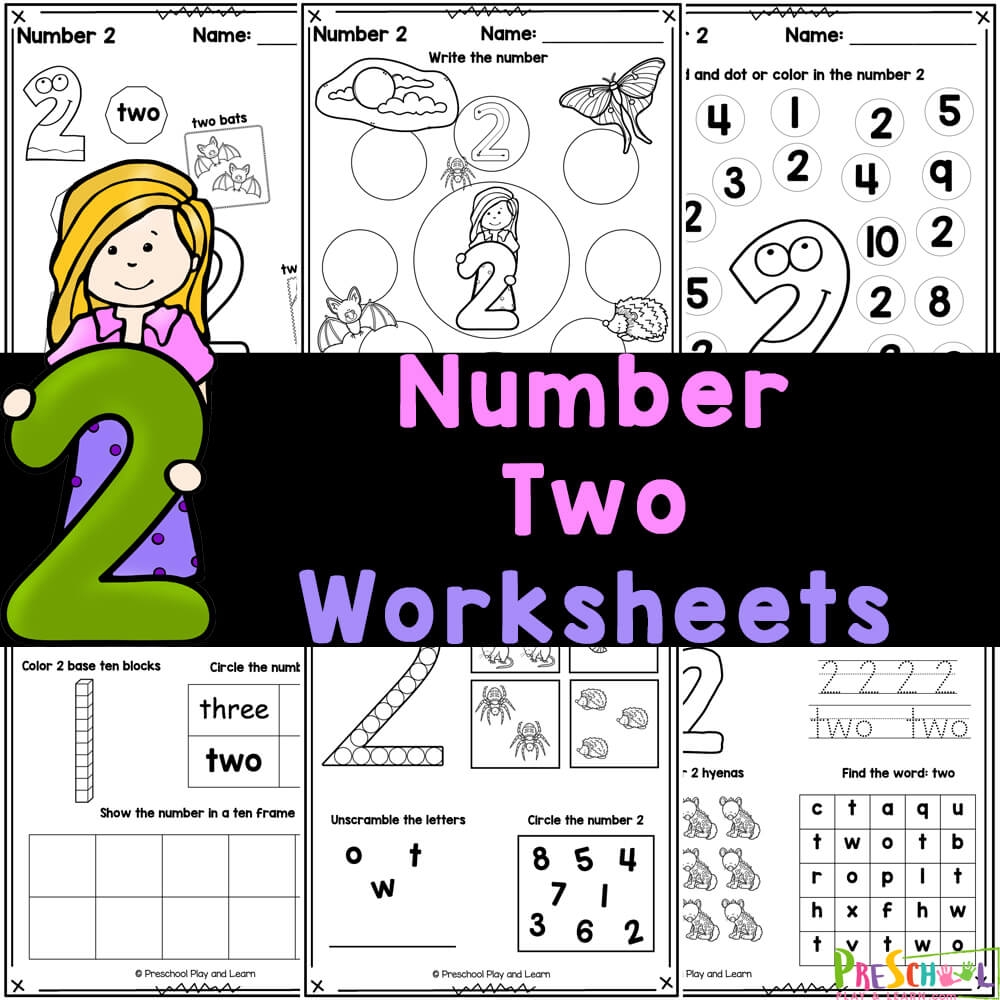 free preschool number worksheets