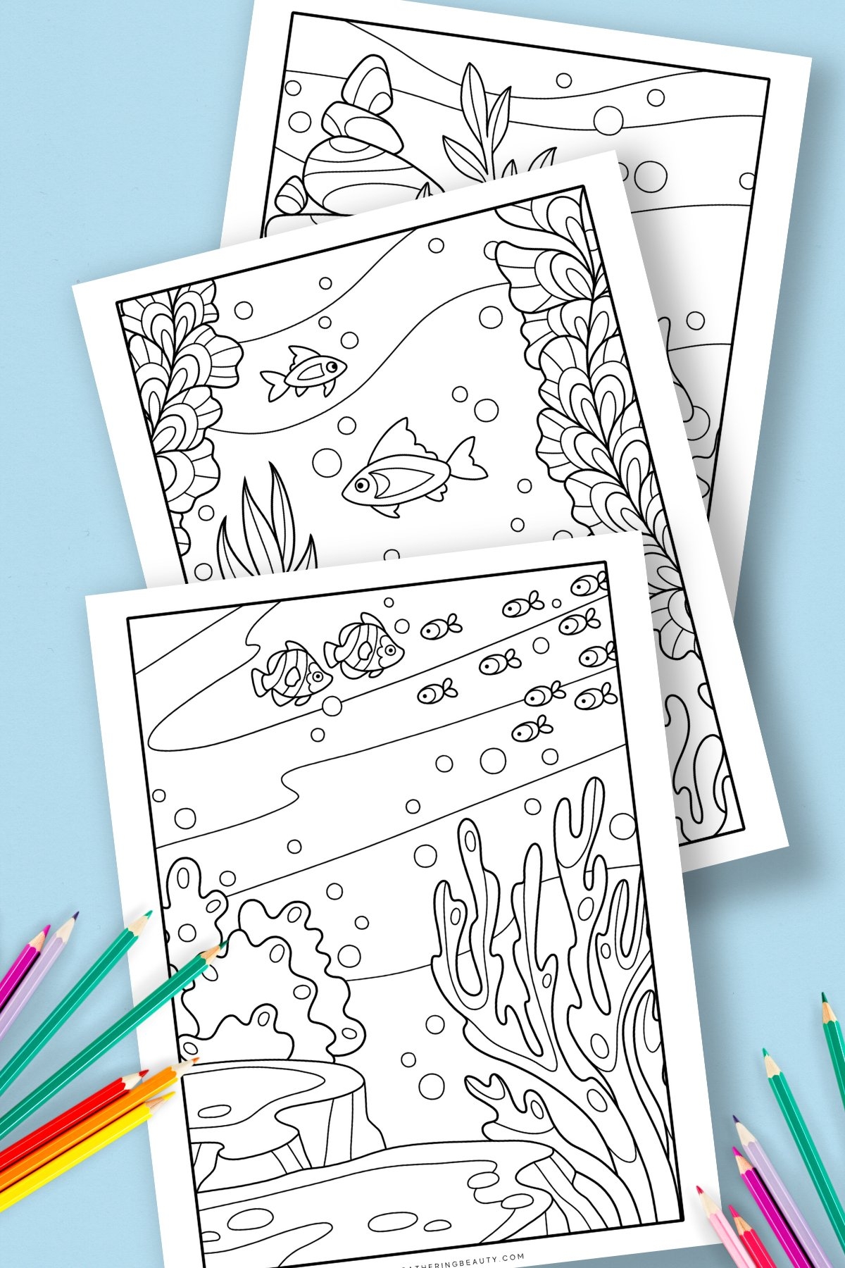 Free Printable Ocean Colouring Pages Gathering Beauty