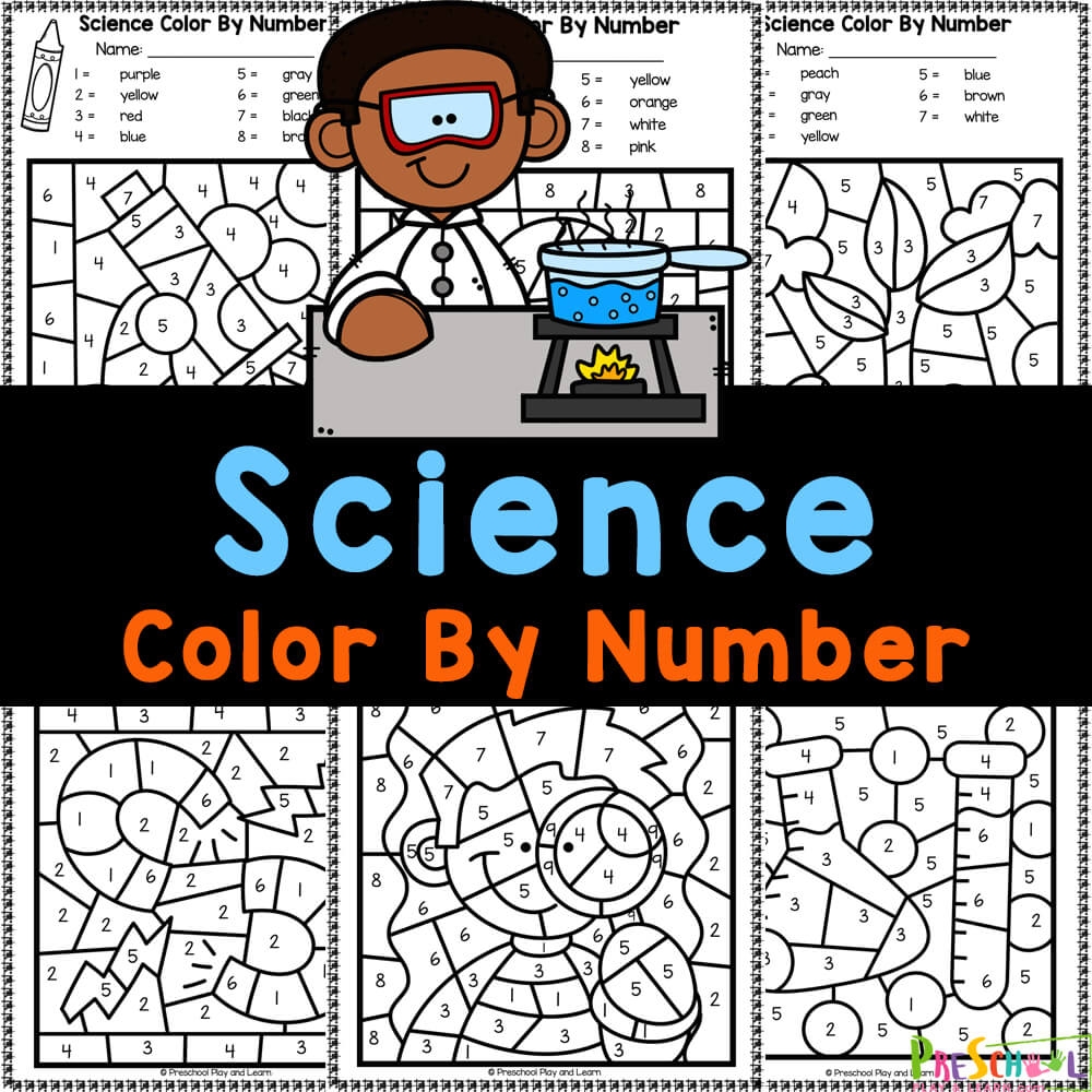free printable color by number worksheets
