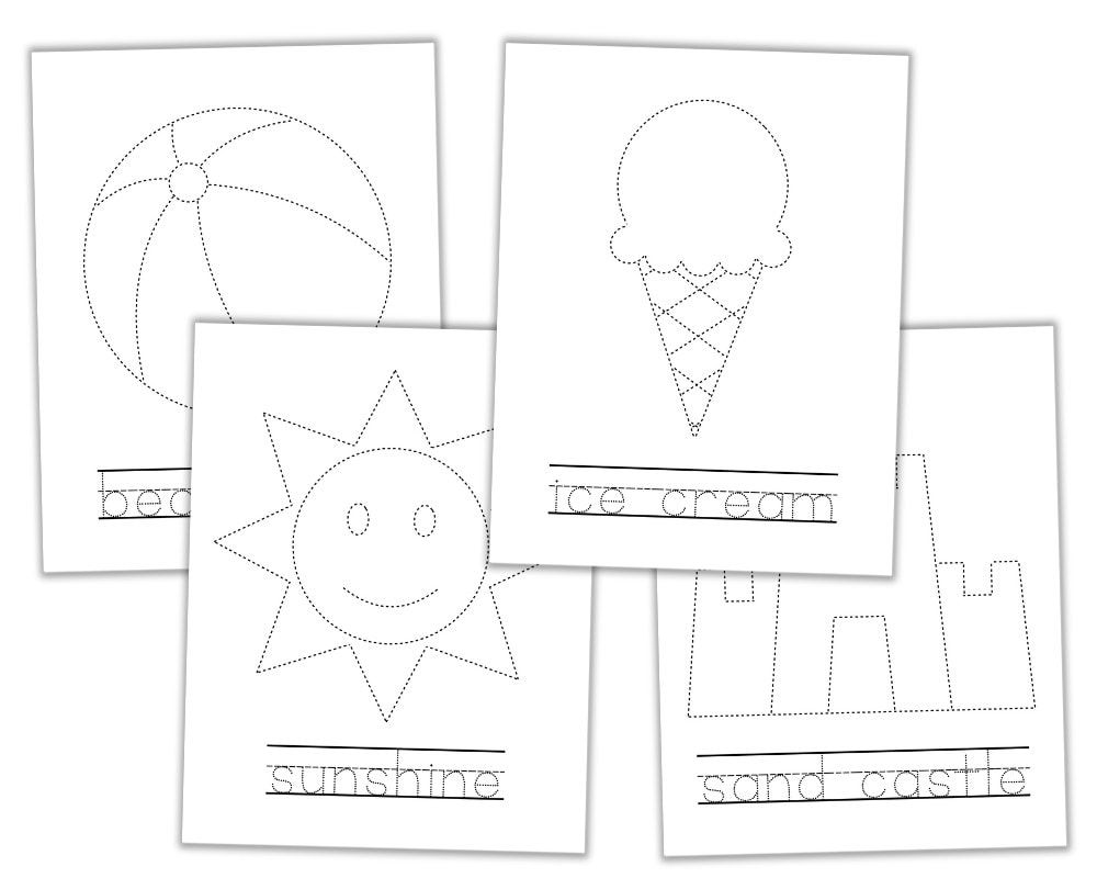 free printable preschool tracing worksheets