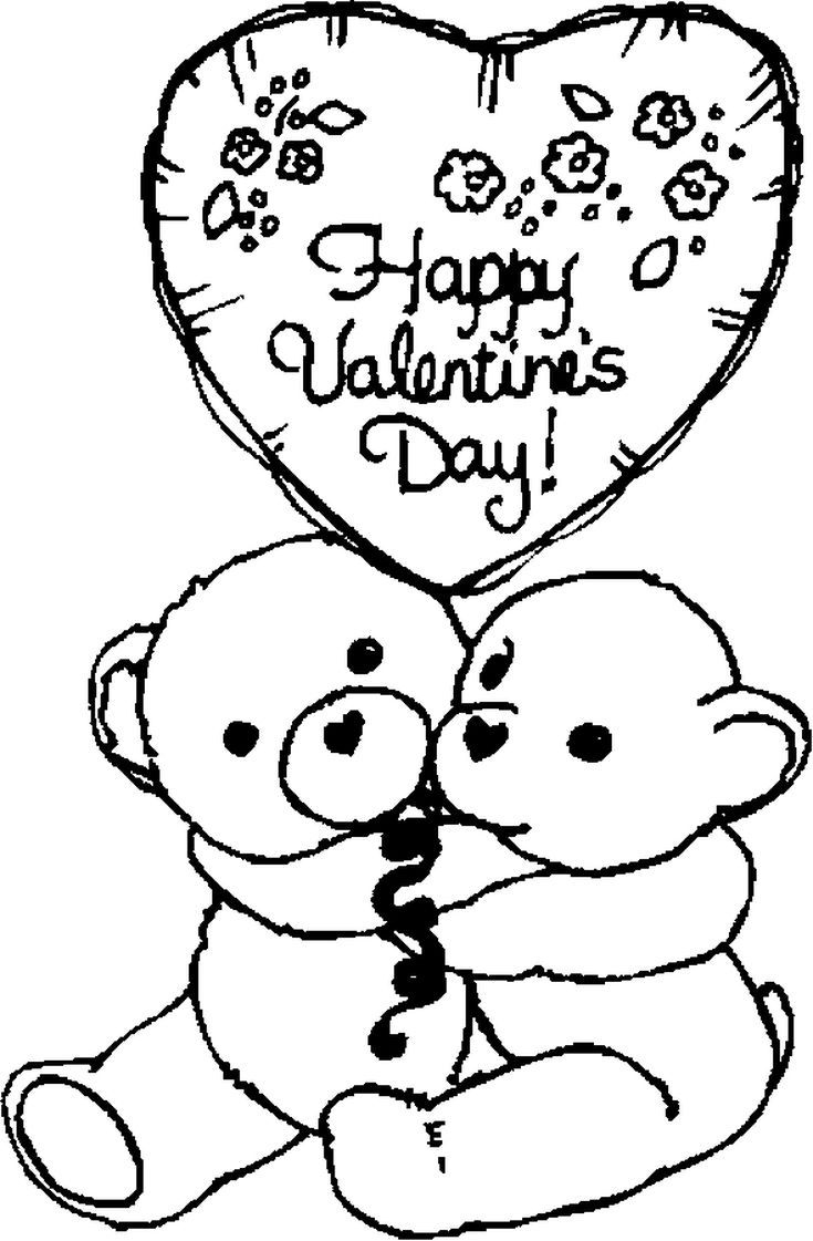 valentines day coloring pages
