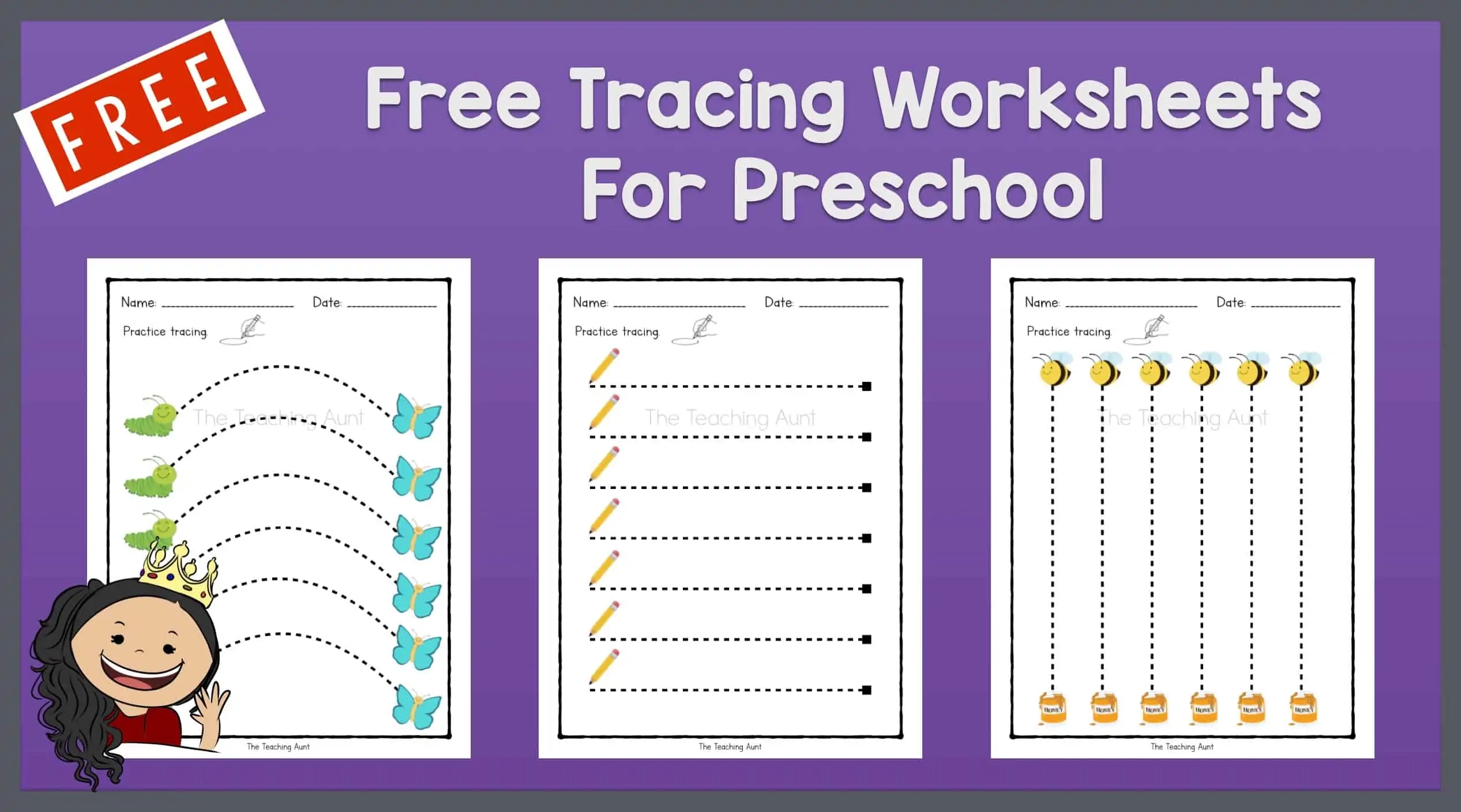 Tracing Worksheets For Preschool Pdf