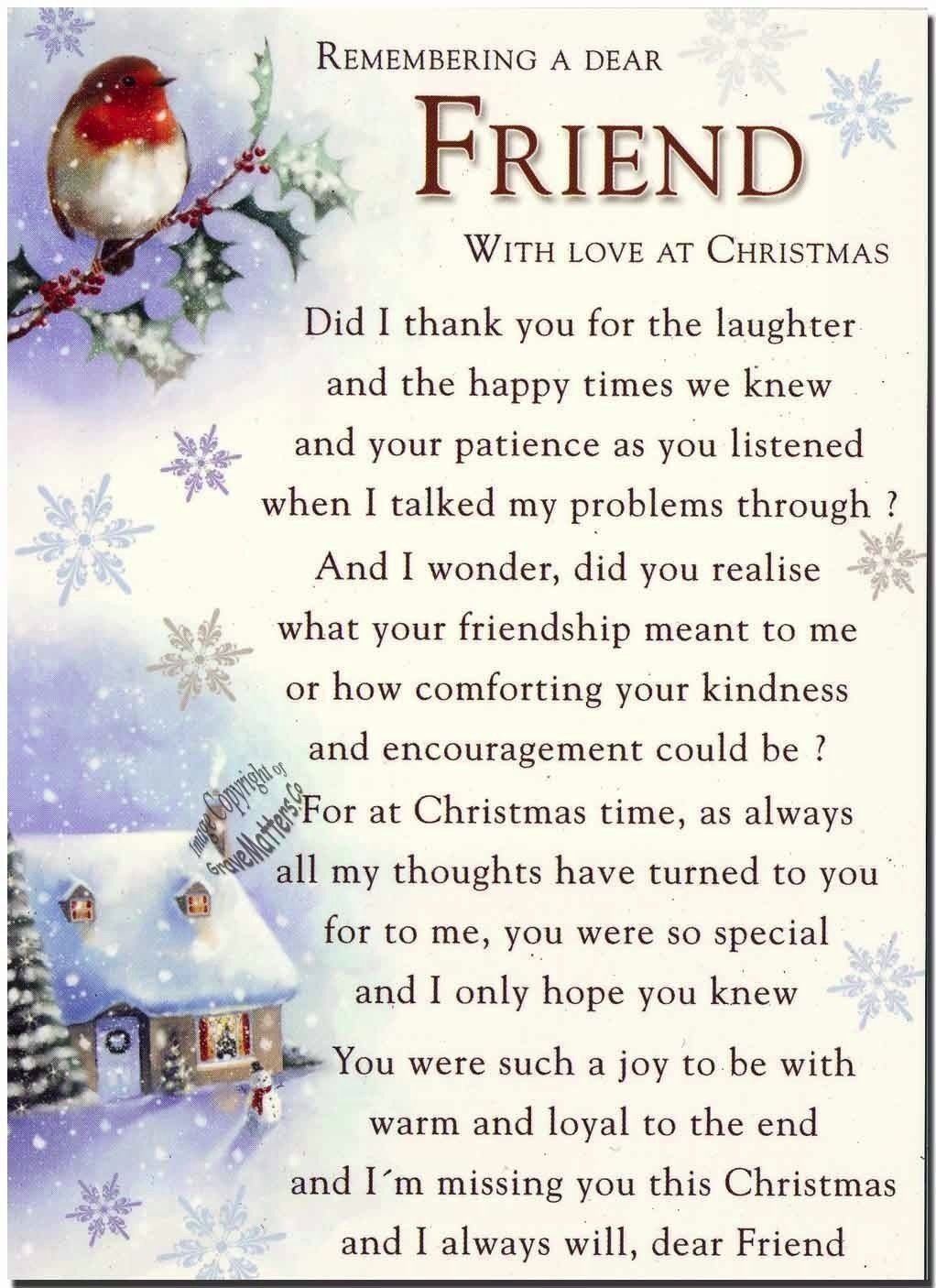 Friend Message For Christmas Card Friend Christmas Card Festive Doorway Friend Message For Christmas Christmas Wishes For A Friend