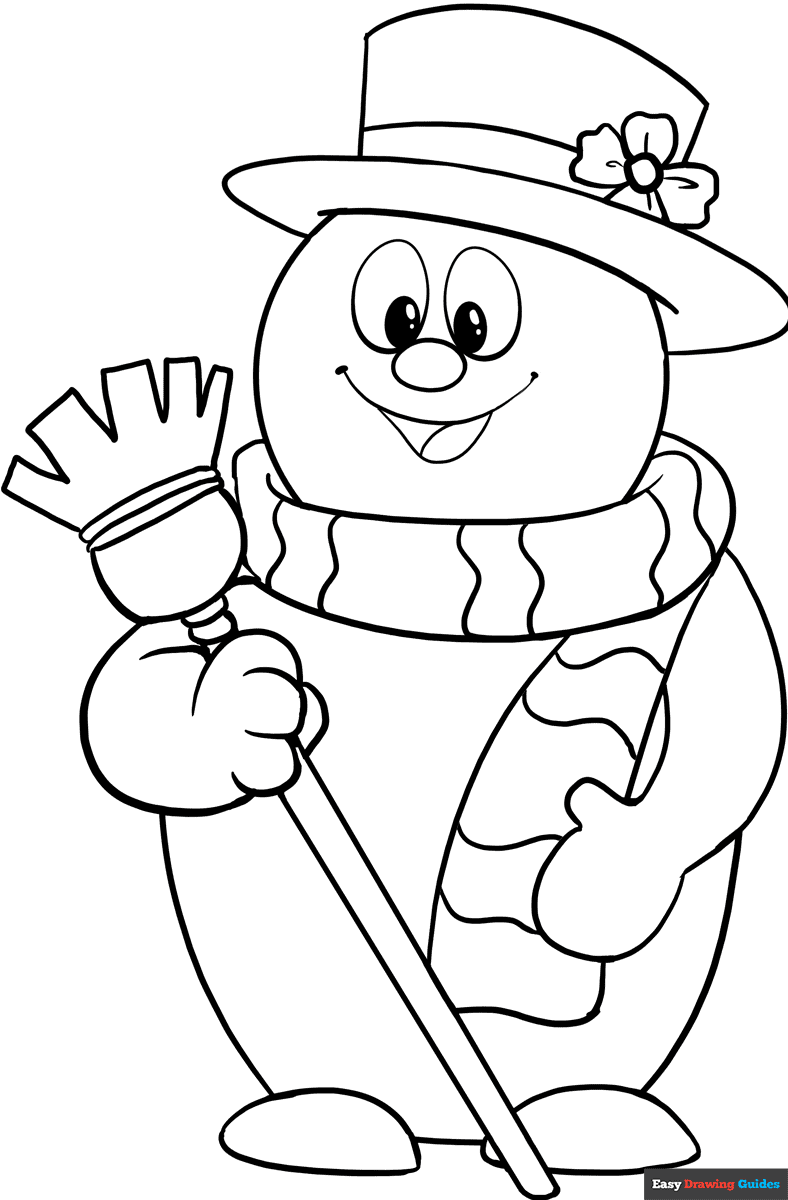 Frosty The Snowman Coloring Pages