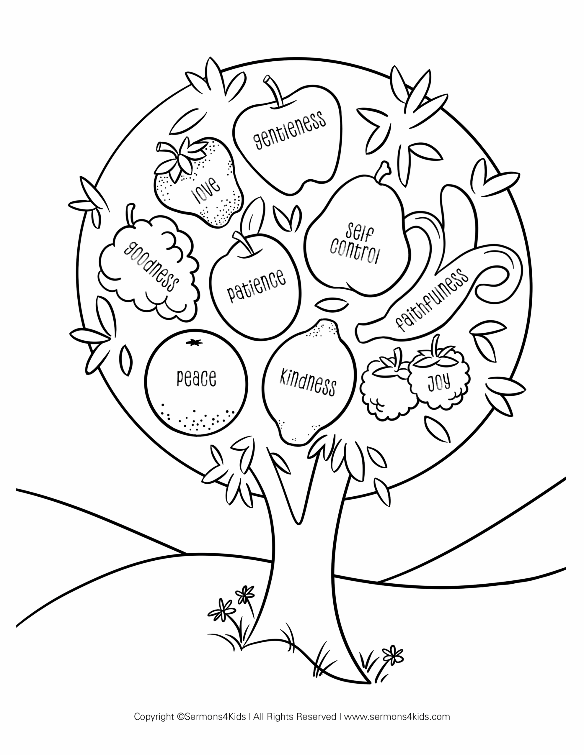 Fruit Of The Spirit Worksheet Live Worksheets Worksheets Library