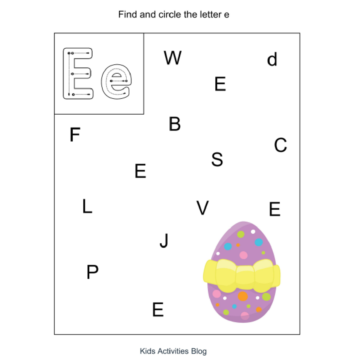Fun Free Printable Easter Preschool Worksheets Kids Activities Blog