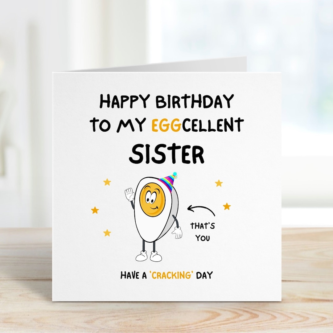 sister happy birthday wishes funny