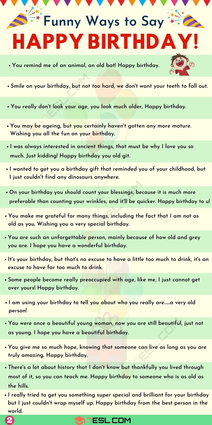funny birthday wishes for a friend