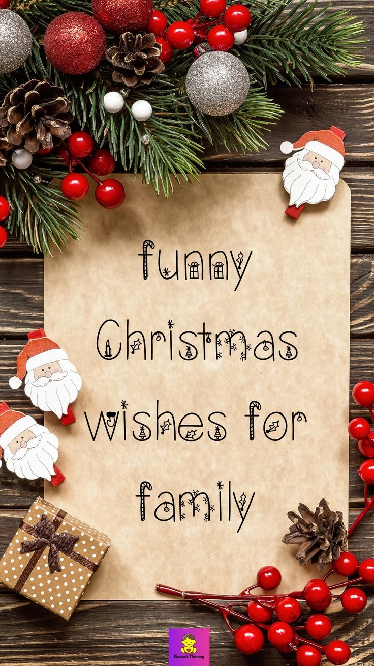 Funny Christmas Wishes For Family