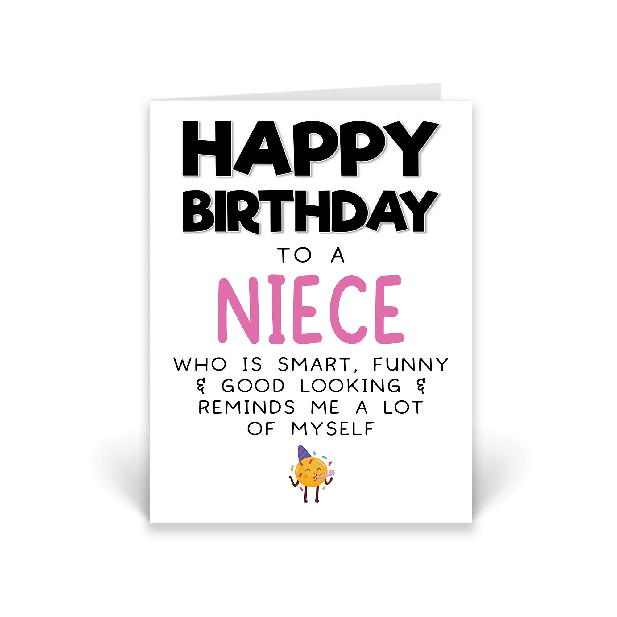 Funny Niece Birthday Card Niece Birthday Card Comedy Joke Card Adult Humour Card From Auntie Uncle Family Child Comical Banter Humour Etsy