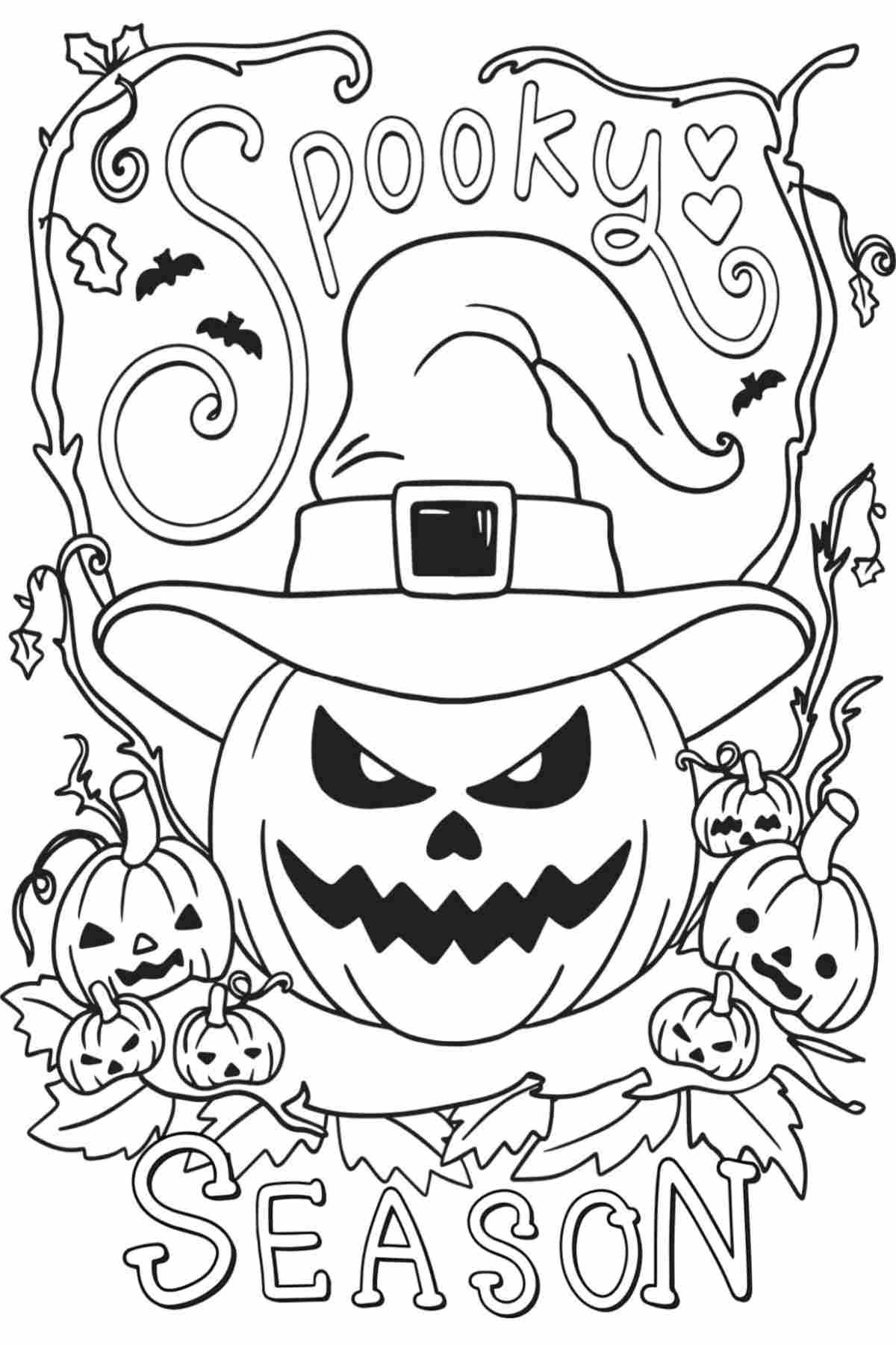 Jack O Lantern Coloring Page